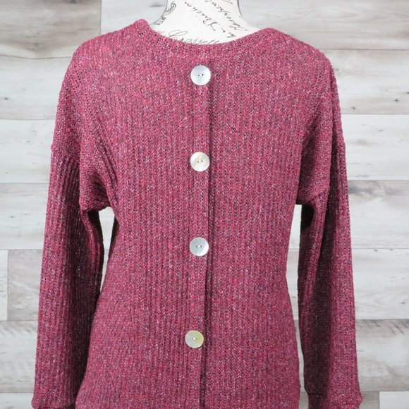 L.I.F.E.*‎ Women's Long Sleeve Crew Neck High/Low Hem Pullover Sweater~ Size Med - Picture 5 of 11